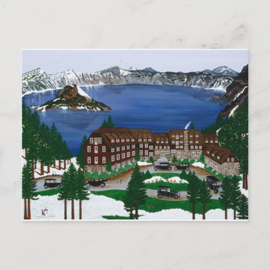 Nationaal park Crater Lake Briefkaart (Voorkant)