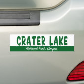 Nationaal park Crater Lake Bumpersticker (Op auto)