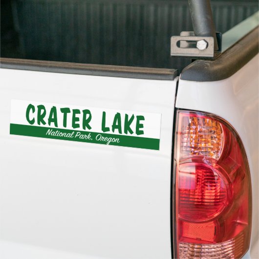 Nationaal park Crater Lake Bumpersticker (Op Truck)