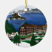 Nationaal park Crater Lake Keramisch Ornament (Voorkant)