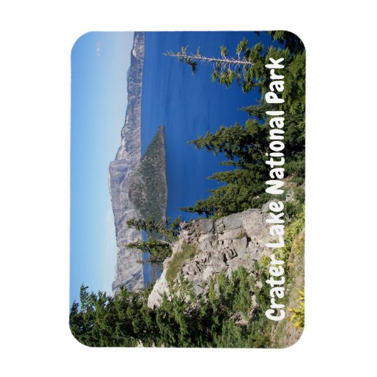Nationaal park Crater Lake Landscape Magneet (Verticaal)