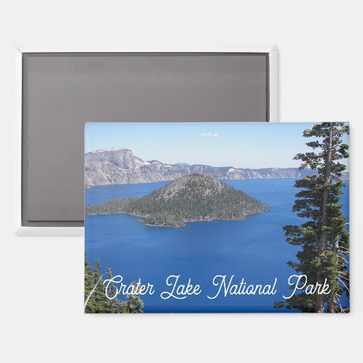 Nationaal park Crater Lake Landscape Magneet (Voorkant / Achterkant)