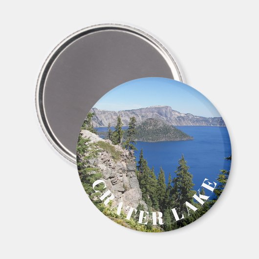Nationaal park Crater Lake Landscape Magneet (Voorkant / Achterkant)