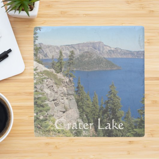 Nationaal park Crater Lake Landscape Stenen Onderzetter