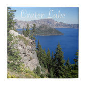 Nationaal park Crater Lake Landscape Tegeltje (Voorkant)