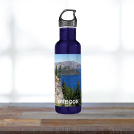 Nationaal park Crater Lake Landscape Waterfles