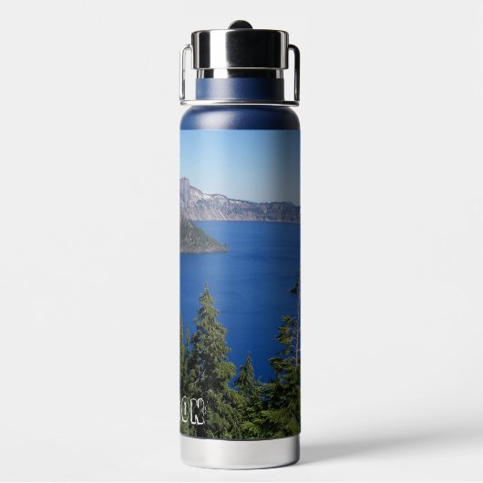 Nationaal park Crater Lake Landscape Waterfles (Achterkant)