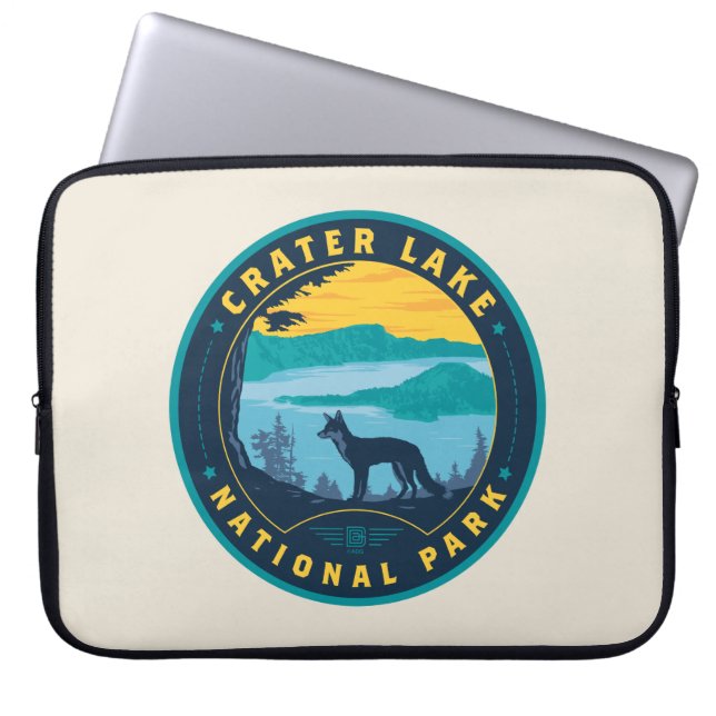 Nationaal park Crater Lake Laptop Sleeve (Voorkant)