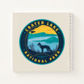 Nationaal park Crater Lake Notitieboek (Achterkant)