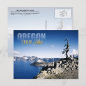 Nationaal park Crater Lake, Oregon Briefkaart (Voorkant / Achterkant)