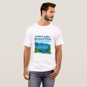 Nationaal park Crater Lake, Oregon T-shirt (Voorkant volledig)