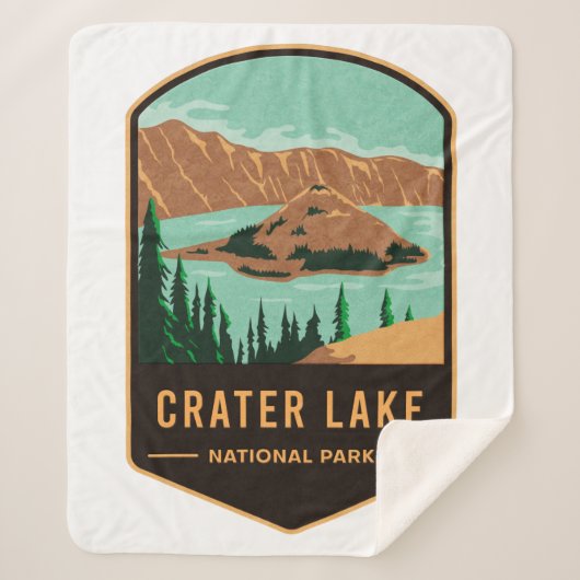 Nationaal park Crater Lake Sherpa Deken (Voorkant)