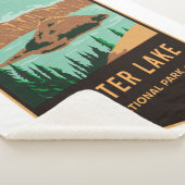 Nationaal park Crater Lake Sherpa Deken (3/4)