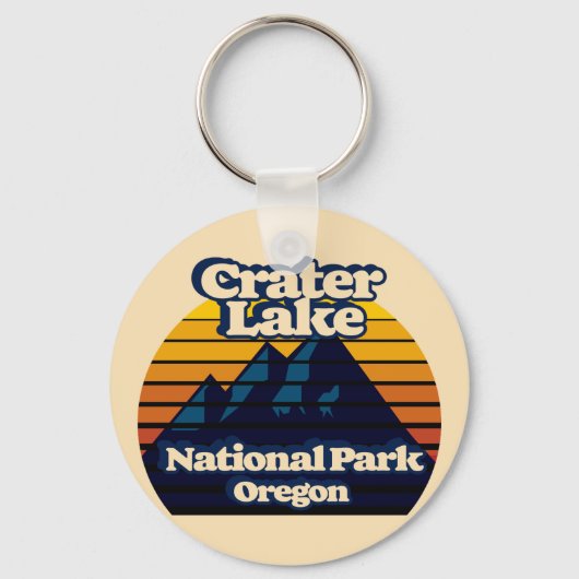 Nationaal park Crater Lake Sleutelhanger (Voorkant)