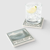 Nationaal park Crater Lake Stenen Onderzetter (Zijkant)