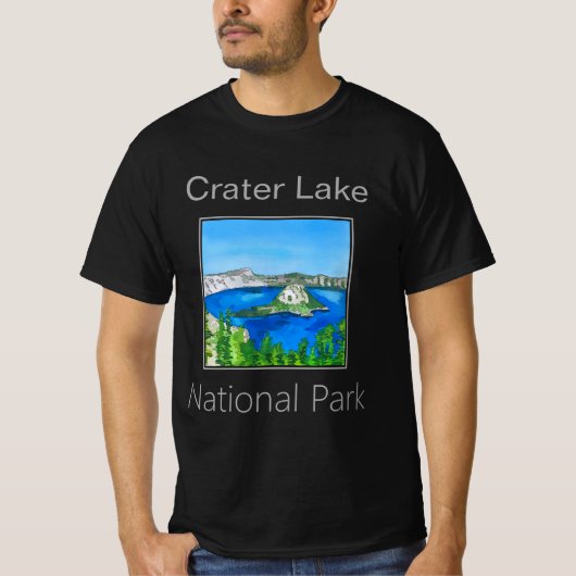Nationaal park Crater Lake T-shirt (Voorkant)
