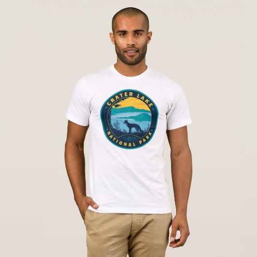 Nationaal park Crater Lake T-shirt (Voorkant volledig)