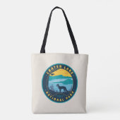 Nationaal park Crater Lake Tote Bag (Achterkant)