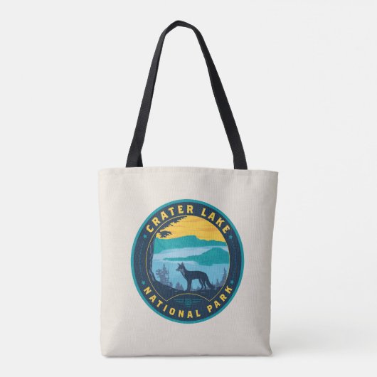 Nationaal park Crater Lake Tote Bag (Achterkant)
