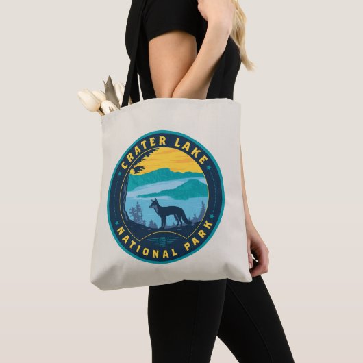 Nationaal park Crater Lake Tote Bag (Dichtbij)
