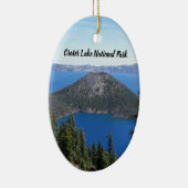 Nationaal park Crater Lake Tovenaar Island Vakanti Keramisch Ornament (Rechts)