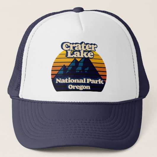Nationaal park Crater Lake Trucker Pet (Voorkant)