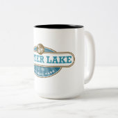 Nationaal park Crater Lake Tweekleurige Koffiemok (Voorkant rechts)