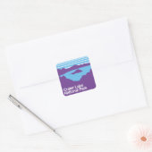 Nationaal park Crater Lake Vierkante Sticker (Envelop)