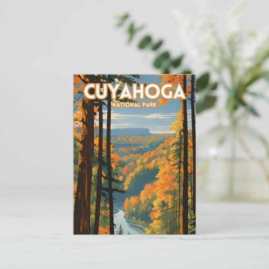 Nationaal park Cuyahoga Briefkaart (Staand voorkant)