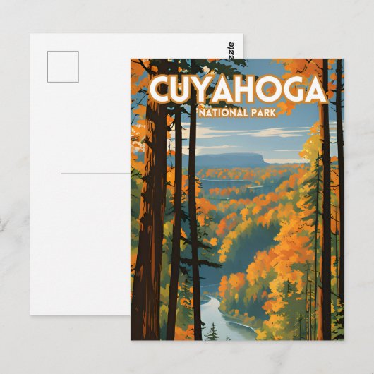 Nationaal park Cuyahoga Briefkaart (Voorkant / Achterkant)