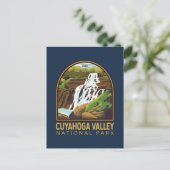 Nationaal Park Cuyahoga Emblem Briefkaart (Staand voorkant)