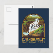 Nationaal Park Cuyahoga Emblem Briefkaart (Voorkant / Achterkant)