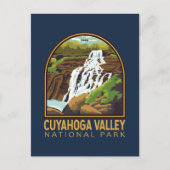 Nationaal Park Cuyahoga  Emblem Briefkaart (Voorkant)