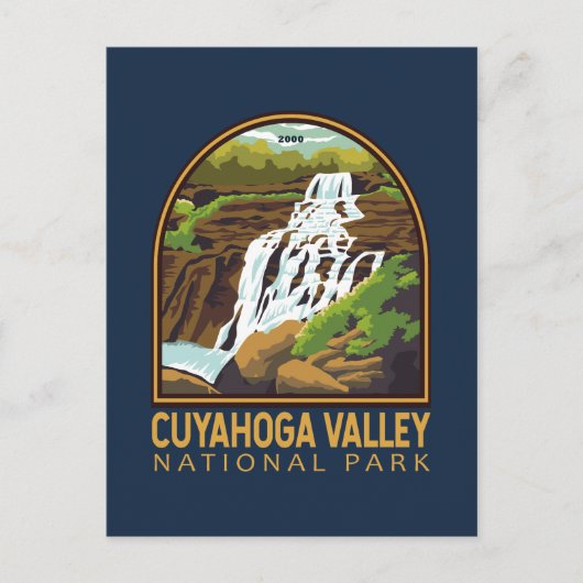 Nationaal Park Cuyahoga Emblem Briefkaart (Voorkant)