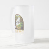 Nationaal Park Cuyahoga  Emblem Matglas Bierpul (Voorkant links)