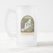 Nationaal Park Cuyahoga  Emblem Matglas Bierpul (Links)