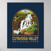 Nationaal Park Cuyahoga  Emblem Poster (Voorkant)