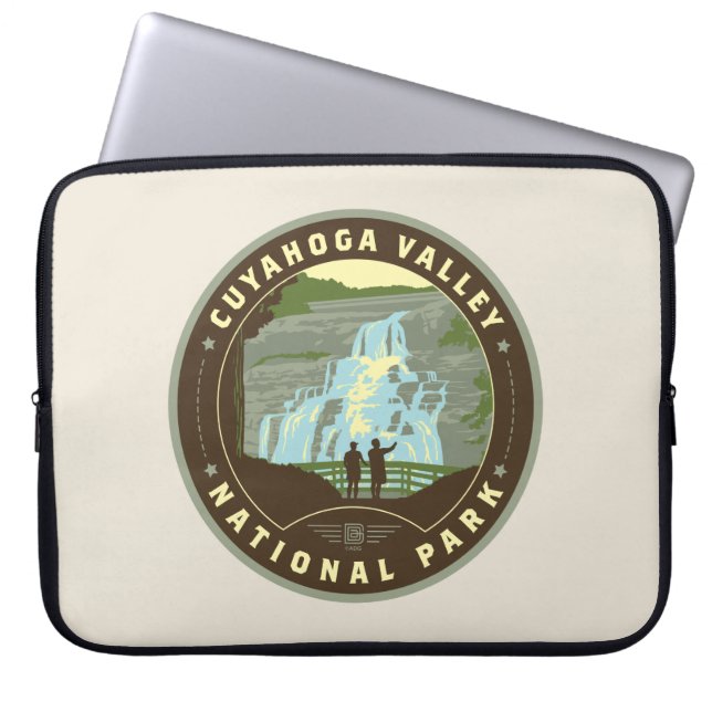 Nationaal park Cuyahoga Laptop Sleeve (Voorkant)
