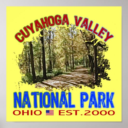 Nationaal park Cuyahoga, Ohio Poster (Voorkant)