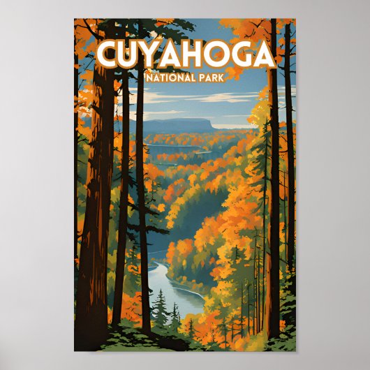 Nationaal park Cuyahoga Poster (Voorkant)