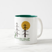 Nationaal Park Cuyahoga Tweekleurige Koffiemok (Voorkant rechts)