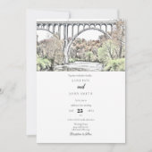 Nationaal park Cuyahoga - Uitnodiging tot bruiloft (Voorkant)