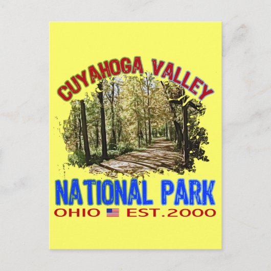 Nationaal Park Cuyahoga Valley, Ohio Briefkaart (Voorkant)