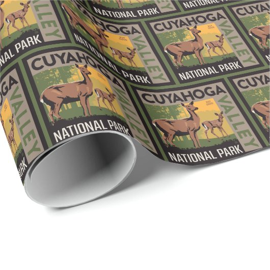 Nationaal park Cuyahoga Valley | Ohio Cadeaupapier (Rol Hoek)