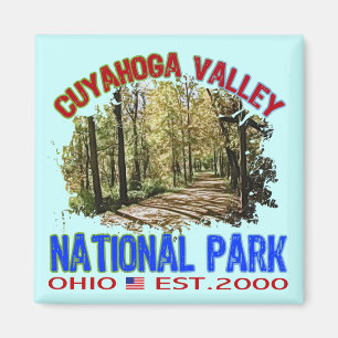 Nationaal Park Cuyahoga Valley, Ohio Magneet
