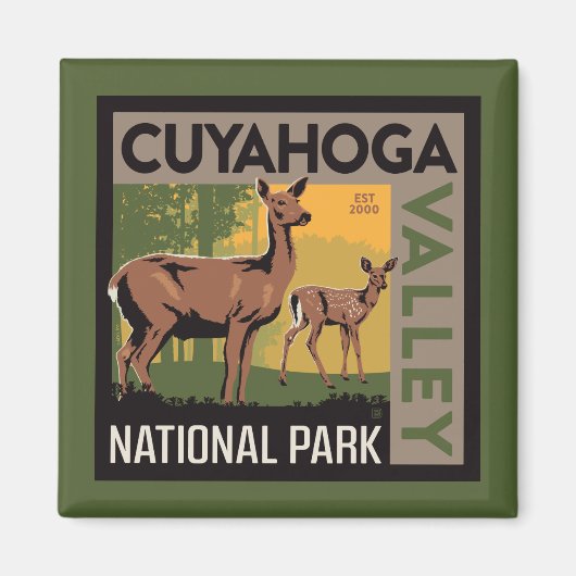 Nationaal park Cuyahoga Valley | Ohio Magneet (Voorkant)