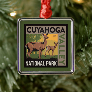 Nationaal park Cuyahoga Valley   Ohio Metalen Ornament