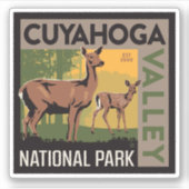 Nationaal park Cuyahoga Valley | Ohio Sticker (Voorkant)