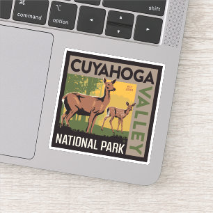 Nationaal park Cuyahoga Valley   Ohio Sticker