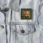 Nationaal park Cuyahoga Valley | Ohio Vierkante Button 5,1 Cm (In situ)